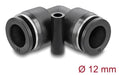 EAN 4043619607488 - DeLOCK 60748 acoplamiento y conector para máquina neumática Negro Metal, Plástico Rosca interior (hembra) imagen 1
