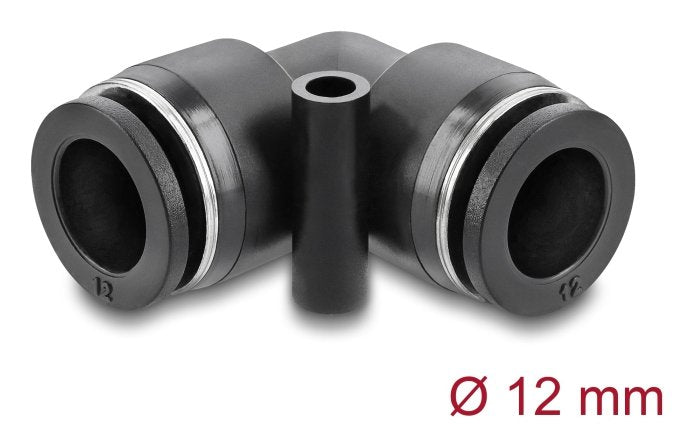 EAN 4043619607488 - DeLOCK 60748 acoplamiento y conector para máquina neumática Negro Metal, Plástico Rosca interior (hembra) imagen 1