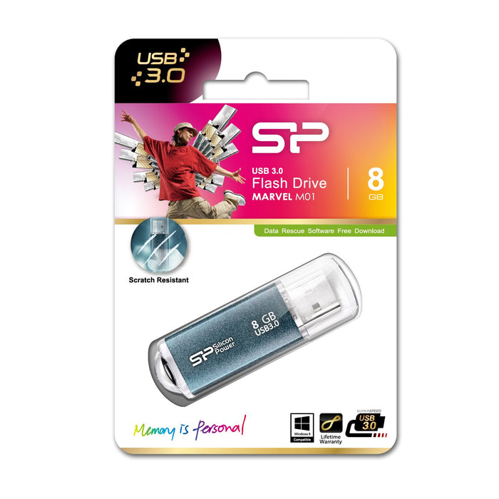 EAN 4712702623208 - Silicon Power Marvel M01 8GB unidad flash USB USB tipo A 3.2 Gen 1 (3.1 Gen 1) Azul imagen 2