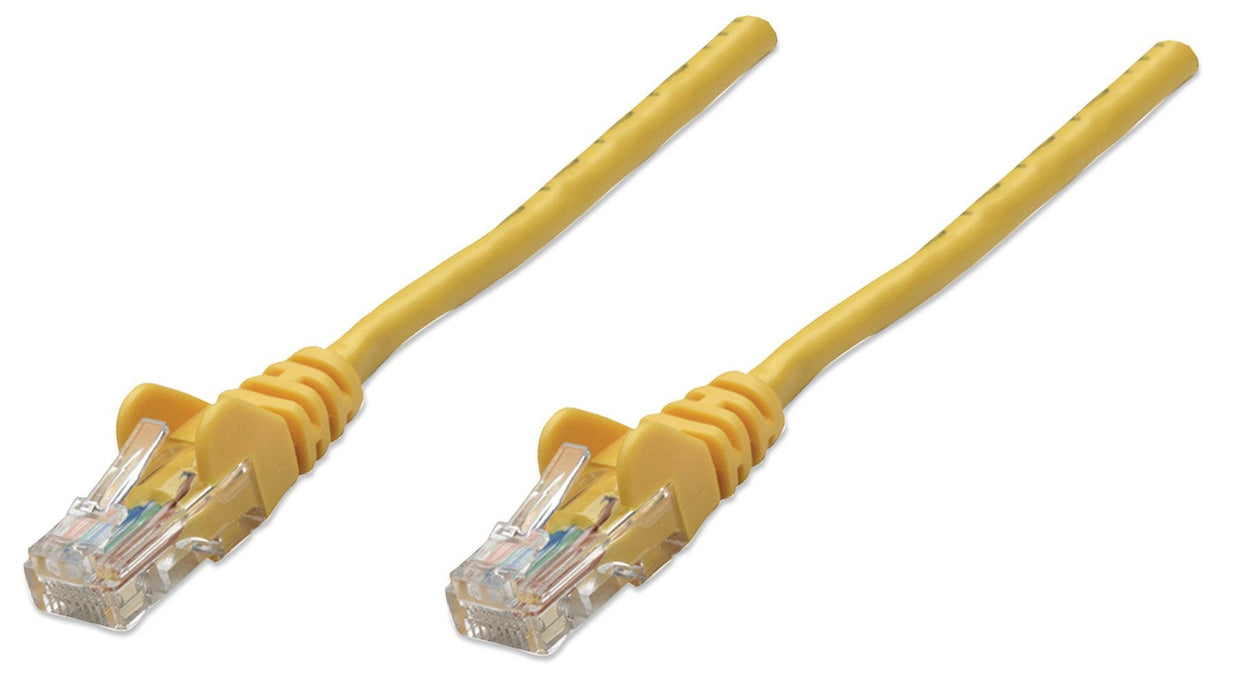 EAN 766623318969 - Intellinet RJ-45, M/M, 1m cable de red Amarillo Cat5e U/UTP (UTP) imagen 1