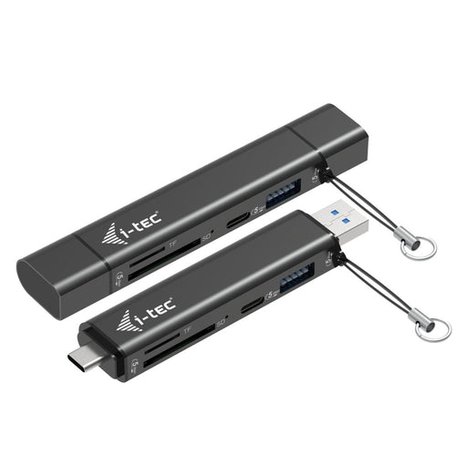 EAN 8595611707872 - i-tec CADONGLEUSBSD hub de interfaz USB 3.2 Gen 1 (3.1 Gen 1) Type-A + Type-C 5000 Mbit/s Negro imagen 1