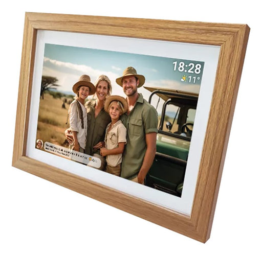 EAN 5706751066139 - Denver PFF-1042LWMK2 marco fotográfico digital Madera 25,6 cm (10.1") Pantalla táctil Wifi imagen 2