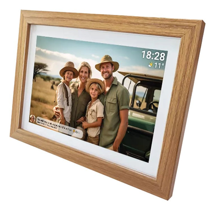 EAN 5706751066139 - Denver PFF-1042LWMK2 marco fotográfico digital Madera 25,6 cm (10.1") Pantalla táctil Wifi imagen 2