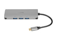 EAN 5903968680800 - iBox IUH3RJ4K hub de interfaz USB Tipo C 5000 Mbit/s Plata imagen 3