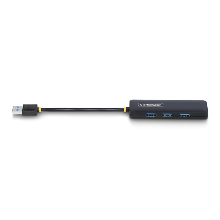 EAN 0065030912143 - StarTech.com H5A4A-USB-HUB hub de interfaz USB 3.2 Gen 1 (3.1 Gen 1) Type-A 5000 Mbit/s Negro imagen 3