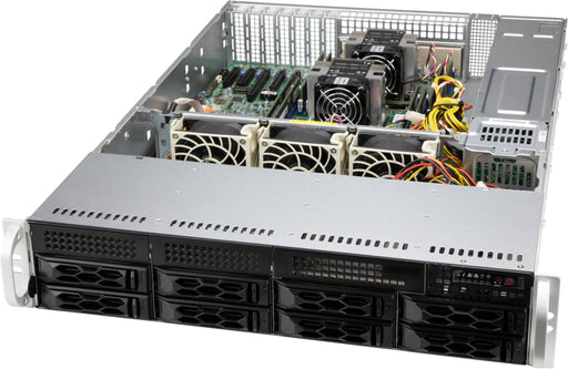 EAN 0672042384396 - Supermicro CSE-LA25TQC-R609LP carcasa de ordenador Estante Negro 600 W imagen 1