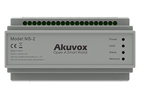 EAN 6933964802318 - Akuvox NS-2 switch Fast Ethernet (10/100) DIN rail Gris imagen 1