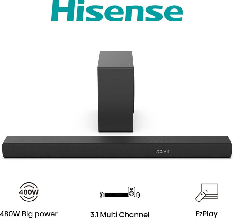 EAN 6942351409085 - Hisense HS3100 Negro 3.1 canales 480 W imagen 1
