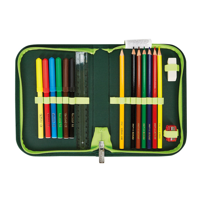EAN 4008110284019 - Herlitz SoftLight Plus Jungle juego de mochila escolar Niño Poliéster Verde, Oliva imagen 3