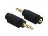 EAN 4043619659968 - DeLOCK 65996 cambiador de género para cable 4.4 mm 5 pin 2.5 mm 4 pin Negro imagen 1