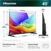 EAN 6942351429663 - Hisense 40A59S 101,6 cm (40") Full HD Smart TV Wifi Negro imagen 2