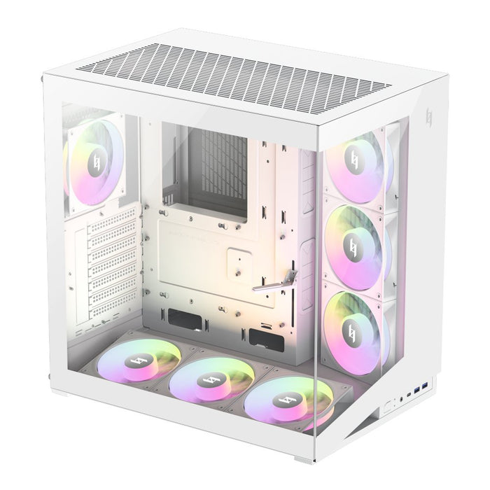 EAN 6931858712200 - GameMax NEX C56 WH carcasa de ordenador Midi Tower Blanco imagen 2