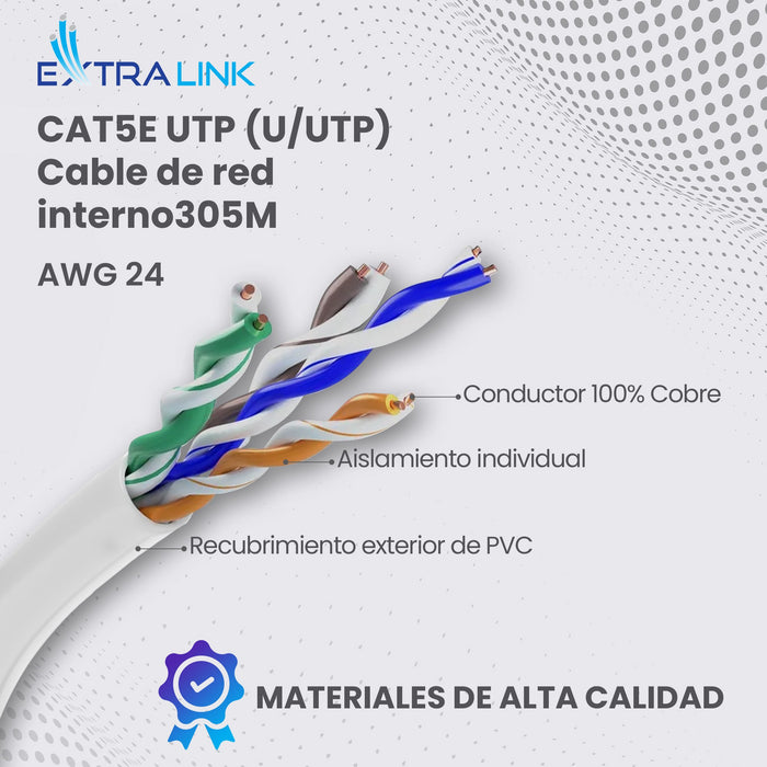 EAN 5903148910055 - Extralink EX.10055 cable de red Gris U/UTP (UTP) imagen 6