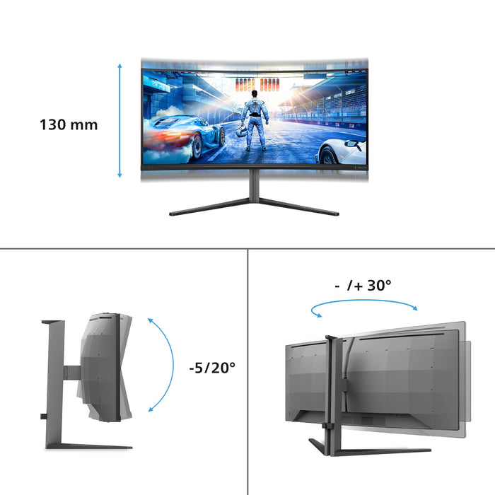 EAN 8712581806262 - Philips Evnia 6000 34M2C6500/00 pantalla para PC 86,4 cm (34") 3440 x 1440 Pixeles Wide Quad HD QD-OLED G imagen 3