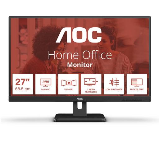 EAN 4038986180689 - AOC E3 Q27E3UAM pantalla para PC 68,6 cm (27") 2560 x 1440 Pixeles Quad HD Negro imagen 1