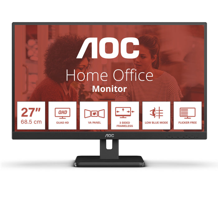 EAN 4038986180689 - AOC E3 Q27E3UAM pantalla para PC 68,6 cm (27") 2560 x 1440 Pixeles Quad HD Negro imagen 1