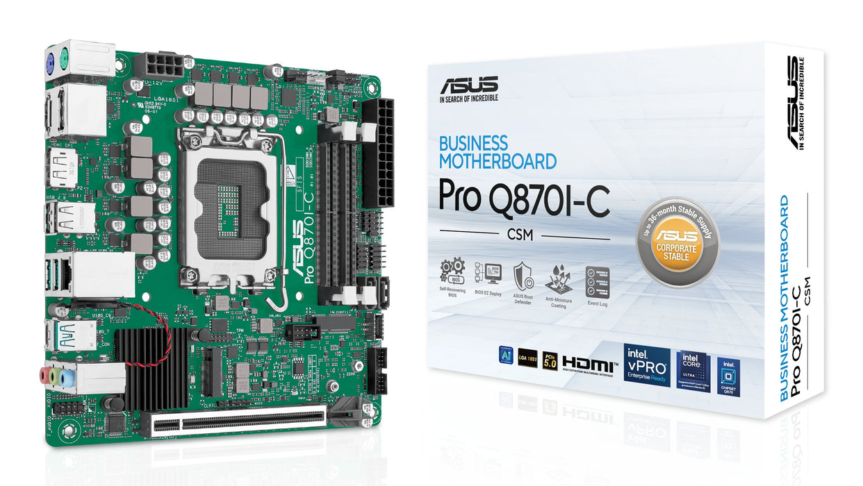 EAN 4711636208857 - ASUS PRO Q870I-C-CSM Intel Q870 LGA 1851 (Socket V1) mini ITX imagen 6