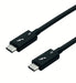 EAN 7630049634930 - ROLINE 11.02.9112 cable Thunderbolt 1 m 80 Gbit/s Negro imagen 1