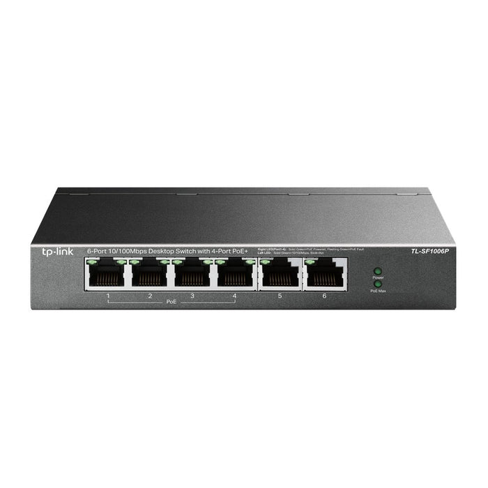 EAN 6935364030933 - TP-Link TL-SF1006P switch No administrado Fast Ethernet (10/100) Energía sobre Ethernet (PoE) Negro imagen 1