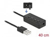 EAN 4043619667314 - DeLOCK 66731 cable de audio 0,4 m 2 x 3.5mm USB tipo A Negro imagen 2