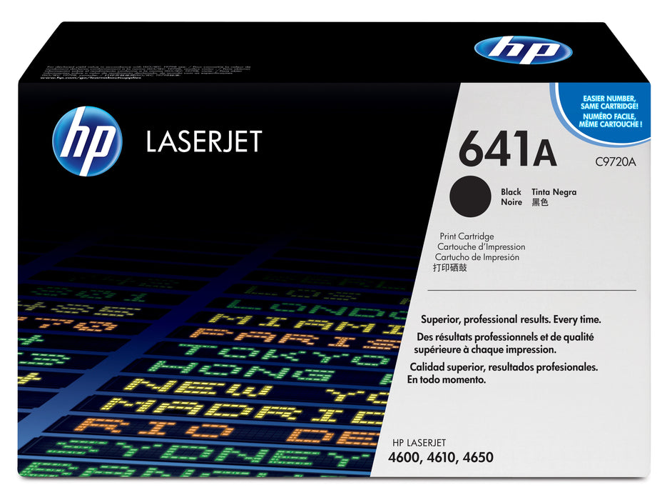 EAN 0088698394755 - HP 641A Black Original LaserJet Toner Cartridge cartucho de tóner 1 pieza(s) Negro imagen 1