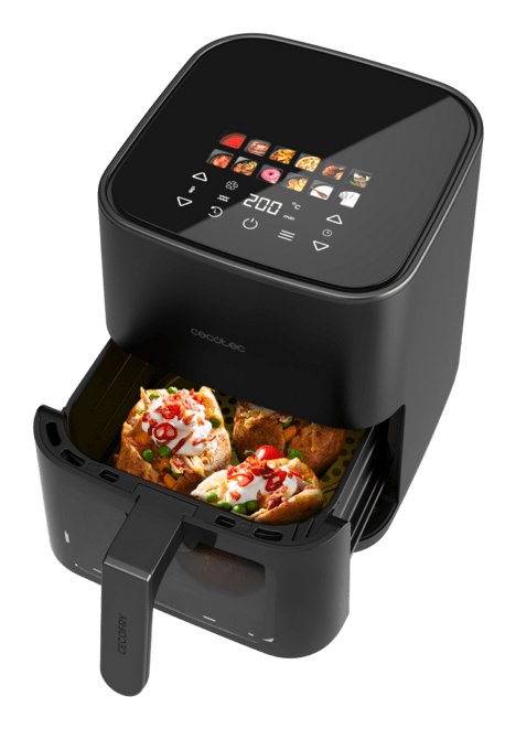 EAN 8435771915871 - Cecotec Cecofry&Grill Duoheat 4000 Sencillo 4 L Independiente 1900 W Freidora de aire caliente Negro imagen 2