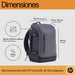 EAN 0196548945481 - HP Travel 25 Liter 15.6 Iron Gray Laptop Backpack 39,6 cm (15.6") Azul, Gris imagen 4