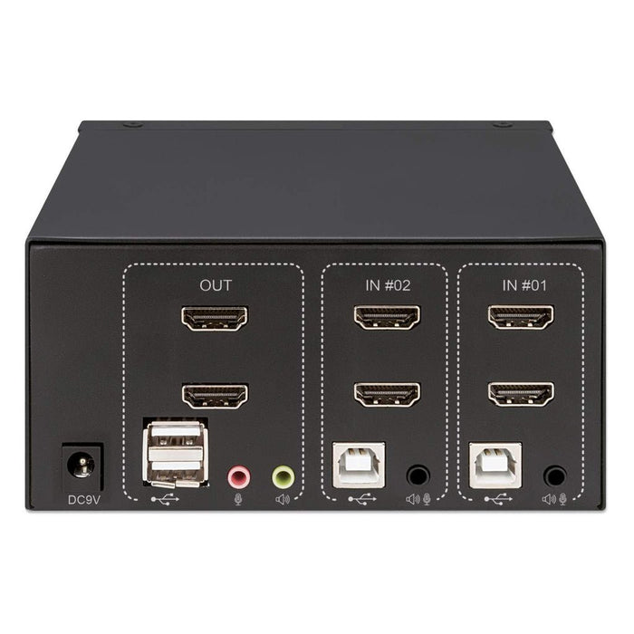 EAN 766623153522 - Manhattan 153522 interruptor KVM Negro imagen 6