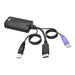EAN 37332198099 - Tripp Lite B055-001-UDP cable para video, teclado y ratón (kvm) Negro, Púrpura imagen 1