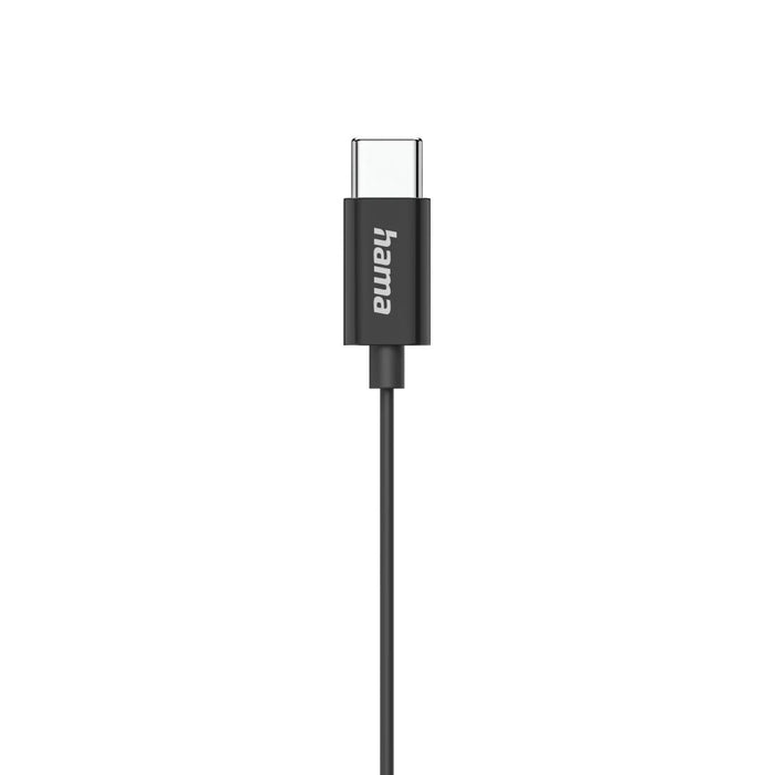 EAN 4047443541635 - Hama Classy Auriculares Alámbrico Dentro de oído Llamadas/Música USB Tipo C Negro imagen 4
