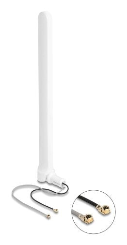 EAN 4043619905812 - DeLOCK 90581 antena para red Antena omnidireccional 2x IPEX-MHF 5 dBi imagen 1