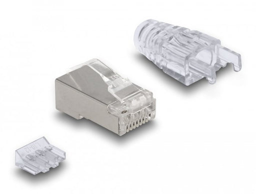 EAN 4043619669042 - DeLOCK 66904 conector RJ-45 Gris, Transparente imagen 1