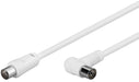 EAN 4040849673603 - Goobay 67360 cable coaxial 2,5 m IEC Blanco imagen 1