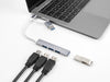 EAN 4043619642144 - DeLOCK 64214 hub de interfaz USB 3.2 Gen 1 (3.1 Gen 1) Type-A + Type-C 5000 Mbit/s Plata imagen 2