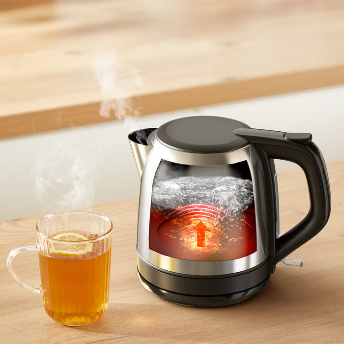 EAN 3045387296711 - Tefal Subito Mini KO5S2DE0 tetera eléctrica 1 L 2400 W Negro, Acero inoxidable imagen 10