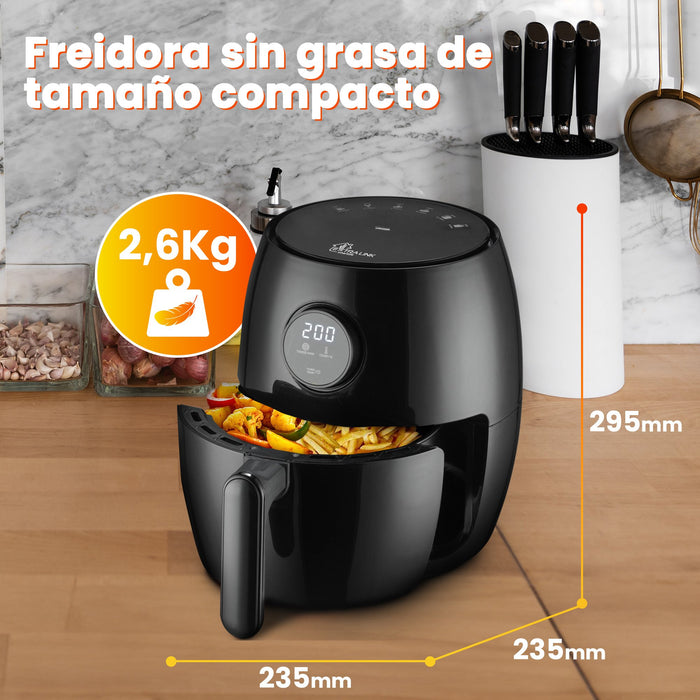 EAN 5906168633218 - Extralink HOME AIR FRYER 2L EU SJ-200 freidora Sencillo Independiente 1000 W Freidora de aire caliente Ne imagen 28