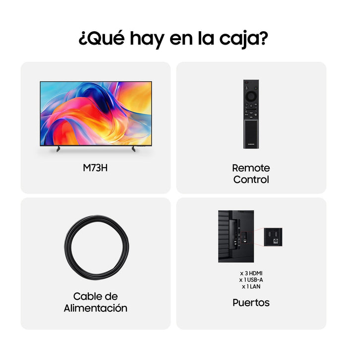 EAN 8806099134372 - Samsung TU55M73HAUXXC Televisor 139,7 cm (55") 4K Ultra HD Wifi Gris imagen 8
