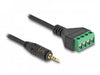 EAN 4043619662562 - DeLOCK 66256 cable de audio 0,2 m 2,5mm Terminal Negro, Verde imagen 1