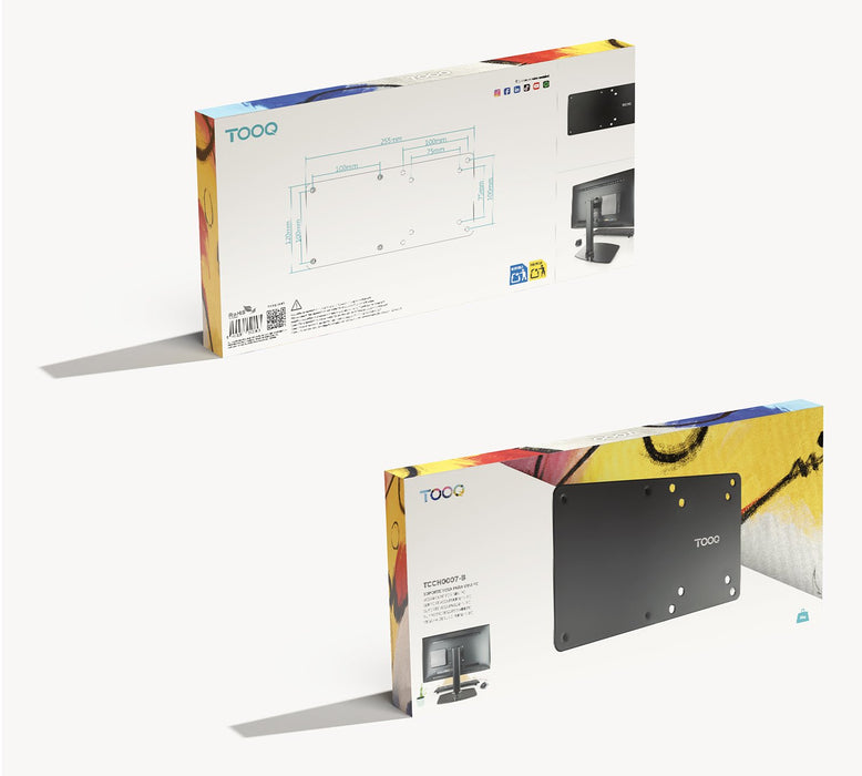 EAN 8433281010093 - TooQ TCCH0007-B kit de montaje Negro imagen 8