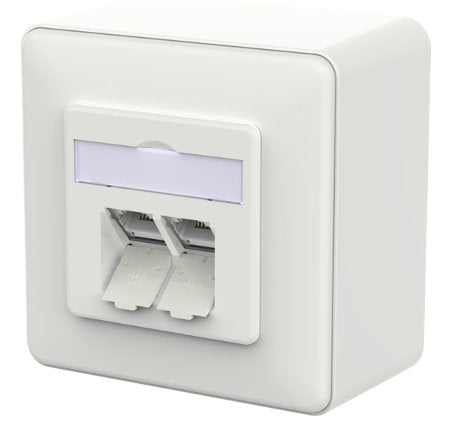 EAN 4251394673042 - METZ CONNECT 130E380027-I toma de corriente RJ-45 Blanco imagen 1