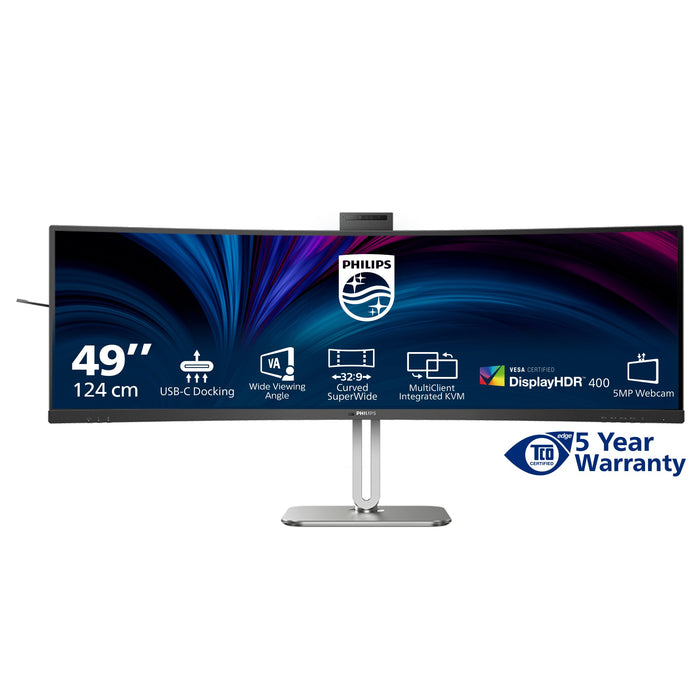 EAN 8712581802578 - Philips 5000 series 49B2U5900CH/00 pantalla para PC 124 cm (48.8") 5120 x 1440 Pixeles Dual QHD LCD Negro imagen 5
