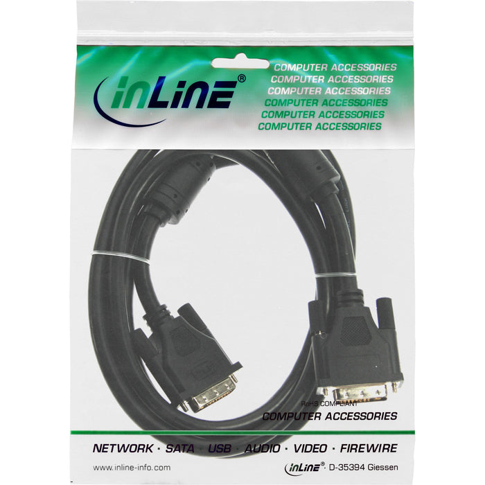 EAN 4043718023325 - InLine 4043718023325 cable DVI 3 m DVI-D Negro imagen 2