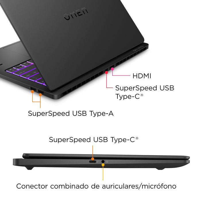 EAN 0198122018710 - HP OMEN 14-fb0000ns Intel Core Ultra 7 155H Portátil 35,6 cm (14") 3K 16 GB LPDDR5x-SDRAM 1 TB SSD NVIDIA imagen 5
