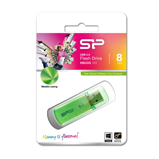 EAN 4712702617290 - Silicon Power 8GB Helios 101 unidad flash USB USB tipo A 2.0 Verde imagen 2
