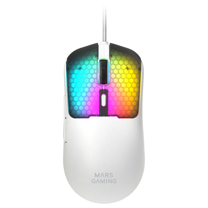EAN 8435693114307 - Mars Gaming MMVIPERW ratón Juego mano derecha USB Type-A + USB Type-C Óptico 12800 DPI imagen 1