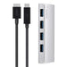 EAN 0745883693559 - Belkin F4U088VF hub de interfaz USB 3.2 Gen 1 (3.1 Gen 1) Micro-B 5000 Mbit/s Plata imagen 1