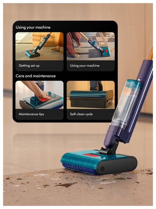 EAN 5025155126059 - Dyson Clean + Wash Hygiene Escoba eléctrica Batería Seca y húmeda Sin bolsa Azul, Cobre imagen 9