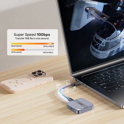 EAN 4894160058027 - UNITEK S1244AGY01 caja para disco duro externo Caja externa para unidad de estado sólido (SSD) Gris M.2 imagen 4