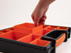 EAN 4043619184200 - DeLOCK 18420 caja de almacenaje Rectangular Plástico Negro, Naranja imagen 3