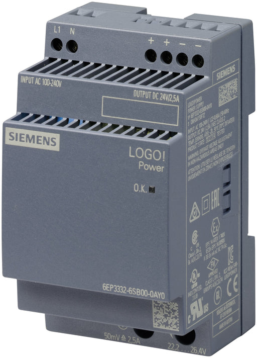 EAN 4025515154853 - Siemens 6EP3332-6SB00-0AY0 adaptador e inversor de corriente Interior Multicolor imagen 1